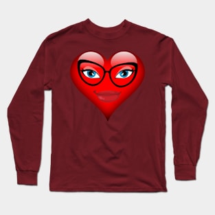 I love You Emoji Long Sleeve T-Shirt